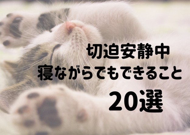 切迫早産暇つぶし選 安静中にできることを元6ヶ月寝たきりママが提案 ゆる子ライフ